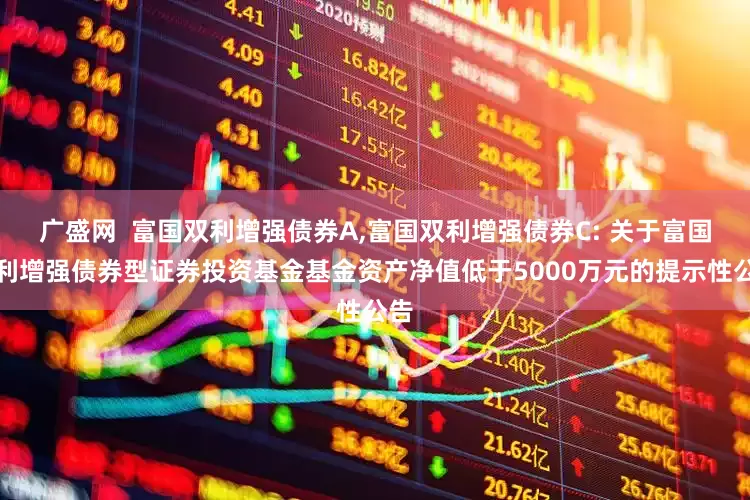 广盛网  富国双利增强债券A,富国双利增强债券C: 关于富国双利增强债券型证券投资基金基金资产净值低于5000万元的提示性公告